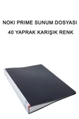 Noki Prime Sunum Dosyası 40 Yaprak Karışık Renk - 1