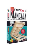 Redka Ahşap Kapaklı Mancala Strateji Oyunu - 1