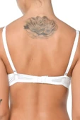 Orkide Kadın Beyaz 2 Beden Büyüten Full Push-up Dolgulu Sihirli Destekli Sütyen Reina - 7