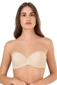 Orkide Kadın Ten Push-up Dolgulu Straples Sütyen 2850 - 1