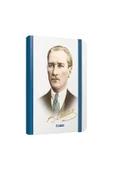 Gıpta Atatürk 13x21 120 Yaprak Çizgili İplik Dikişli Sert Kapaklı Defter - 1