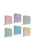 Gıpta Micro Notes Spiralli Sert Kapak Not Defteri 16x16cm 100 Yaprak Çizgili - 1