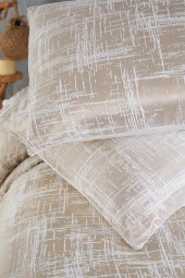 Çeyiz Diyarı Latife Yatak Örtüsü Cappucino thumbnail 4