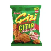 Ülker Çizi Çıtır Atıştırmalık 80 gr Tulum Peyniri & Köz Biber x 6 Adet - 3