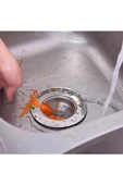 Mutfak Su Lavabo Filtresi Örgü Süzgeç Paslanmaz Çelik 7.5 cm Çap - 3