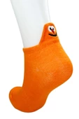 6 Çift Emoji Desen Nakış Baskılı Kadın Pamuklu Bilek Çorap thumbnail 7