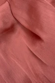 Abiye Elbiselik Işıltılı Tül Cam Organze Kumaş Kiremit - 2