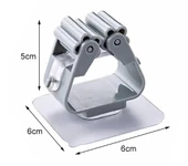 Pratik Yapışkanlı Pratik Mop Tutucu 4 Adet Beyaz thumbnail 4