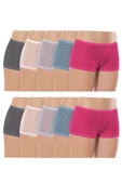 10 Adet Kadın Komple Tül Dantel Boxer Külot - 1