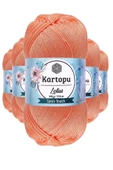 5 Adet Lotus Bikini Büstiyer Bluz Örgü İpi  K218 Somon - 1