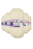 5 Adet Super Chunky Kalın Kışlık El Örgü Ipliği 100 Gr K034 - 1
