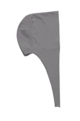 Tesettür Bone Bağcıklı Likralı Gri - 1