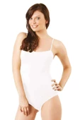 Elit Life İp Askılı Slip Dikişsiz Body Beyaz Korse 876 - 1