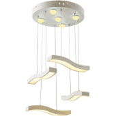 Avonni AV-1576-4T-BBY Beyaz Boyalı Modern Avize - 1