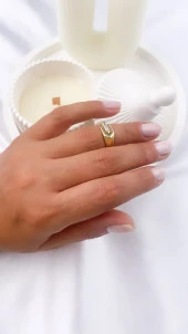 925 Ayar Kadın Gümüş (Silver) Yüzük thumbnail 1