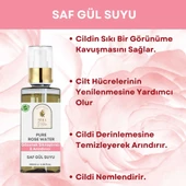 Saf Gül Suyu Arındırıcı & Gözenek Sıkılaştırıcı Cilt Bakım Toniği 100 ml. %100 Saf - 2