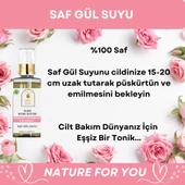 Saf Gül Suyu Arındırıcı & Gözenek Sıkılaştırıcı Cilt Bakım Toniği 100 ml. %100 Saf - 3