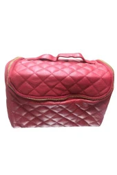 Olay Kırmızı Kapitone Makyaj - Seyahat Çantası 18x26cm - 1