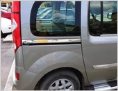 Mercedes Citan Krom Sürgü Kapı Çıtası Nikelajı 2013 üzeri 2 Parça Paslanmaz Çelik thumbnail 1