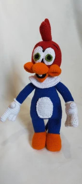 Ağaçkakan Woody Amigurumi Organik Oyuncak - 1