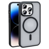 Gpack Apple iPhone 14 Pro Kılıf Magsafeli Mat Arka Yüzey Sio Kapak thumbnail 3