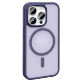 Gpack Apple iPhone 14 Pro Kılıf Magsafeli Mat Arka Yüzey Sio Kapak thumbnail 6