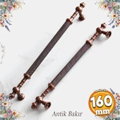Ladin Eskitme Antik Bakır Metal 160 mm Mobilya Mutfak Çekmece Dolap Dolabı Kulpu Kulbu Kulpları - 1