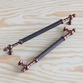 Ladin Eskitme Antik Bakır Metal 192 mm Mobilya Mutfak Çekmece Dolap Dolabı Kulpu Kulbu Kulpları thumbnail 6