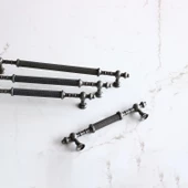 Ladin Eskitme Antik Gümüş Metal 160 mm Mobilya Mutfak Çekmece Dolap Dolabı Kulpu Kulbu Kulpları thumbnail 4