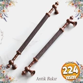 Ladin Eskitme Antik Bakır Metal 224 mm Mobilya Mutfak Çekmece Dolap Dolabı Kulpu Kulbu Kulpları - 1