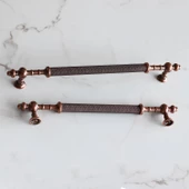 Ladin Eskitme Antik Bakır Metal 224 mm Mobilya Mutfak Çekmece Dolap Dolabı Kulpu Kulbu Kulpları - 6