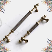 Ladin Eskitme Antik Sarı Metal 128 mm Mobilya Mutfak Çekmece Dolap Dolabı Kulpu Kulbu Kulpları thumbnail 7