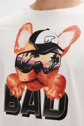 Spark Kirli Beyaz Erkek Tişört - 3