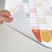 2025 Yıllık Planlayıcı Duvar Takvimi, Renkli 2025 Takvim, Okul Takvimi, Minimalist Tasarım - 5