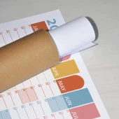 2025 Yıllık Planlayıcı Duvar Takvimi, Renkli 2025 Takvim, Okul Takvimi, Minimalist Tasarım - 6