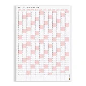 2025 Yıllık Planlayıcı Poster Takvim, Pembe Renk Planlayıcı Takvim, 2025 Okul Takvimi - 6