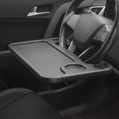 Coofbe Araç İçi Direksiyon Sehpası Araç Direksiyon İçecek Tutucu Bilgisayar Masası Araç Tepsisi thumbnail 1