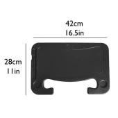 Coofbe Araç İçi Direksiyon Sehpası Araç Direksiyon İçecek Tutucu Bilgisayar Masası Araç Tepsisi thumbnail 5