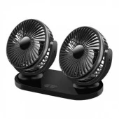 Coofbe Çift Başlıklı Torpido Üzeri Araç Vantilatör Fan Soğutucu Masaüstü Vantilatör Araç Kliması Vantilatör - 5