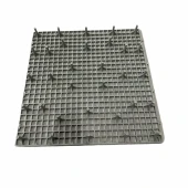 Tavuk ve Kanatlı Kümes Taban Izgarası 49x49 cm-Gri-4 Adet - 2