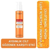 L'Oréal Paris Revitalift Clinical [C vitamini + Salisilik Asit], Aydınlatıcı ve Gözenek Karşıtı Köpük Temizleyici - 1