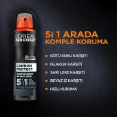 L'Oréal Paris MEN EXPERT CARBON PROTECT ANTI PERSPIRANT DEODORANT 150ML - 7