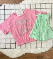 Kız Çocuk Etekli İkili Takım %100 COTTON (pCTZoabbVZe0t) - 8