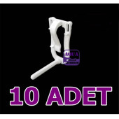 Kalamar Kemiği Tutacağı Tünekli 10 Adet - Kalamar Kemiği Sebze Meyve Takma Aparatı - Kalamar Askısı thumbnail 1