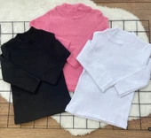 Kaşkorse Çocuk Badi 3'lü Takım Siyah Pembe Beyaz (UnHejT1fvzLNe) - 1