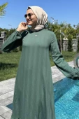 Seda Küf Yeşili Elbise - 3