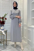 Ecem Gri Triko Elbise thumbnail 2