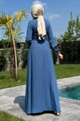 Dilek İndigo Elbise thumbnail 7