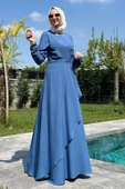 Dilek İndigo Elbise thumbnail 8