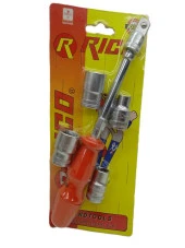 Rico Lokma Tutucu 3/8 Adaptör 6 Köşe Set 007-Rc3803 - 1